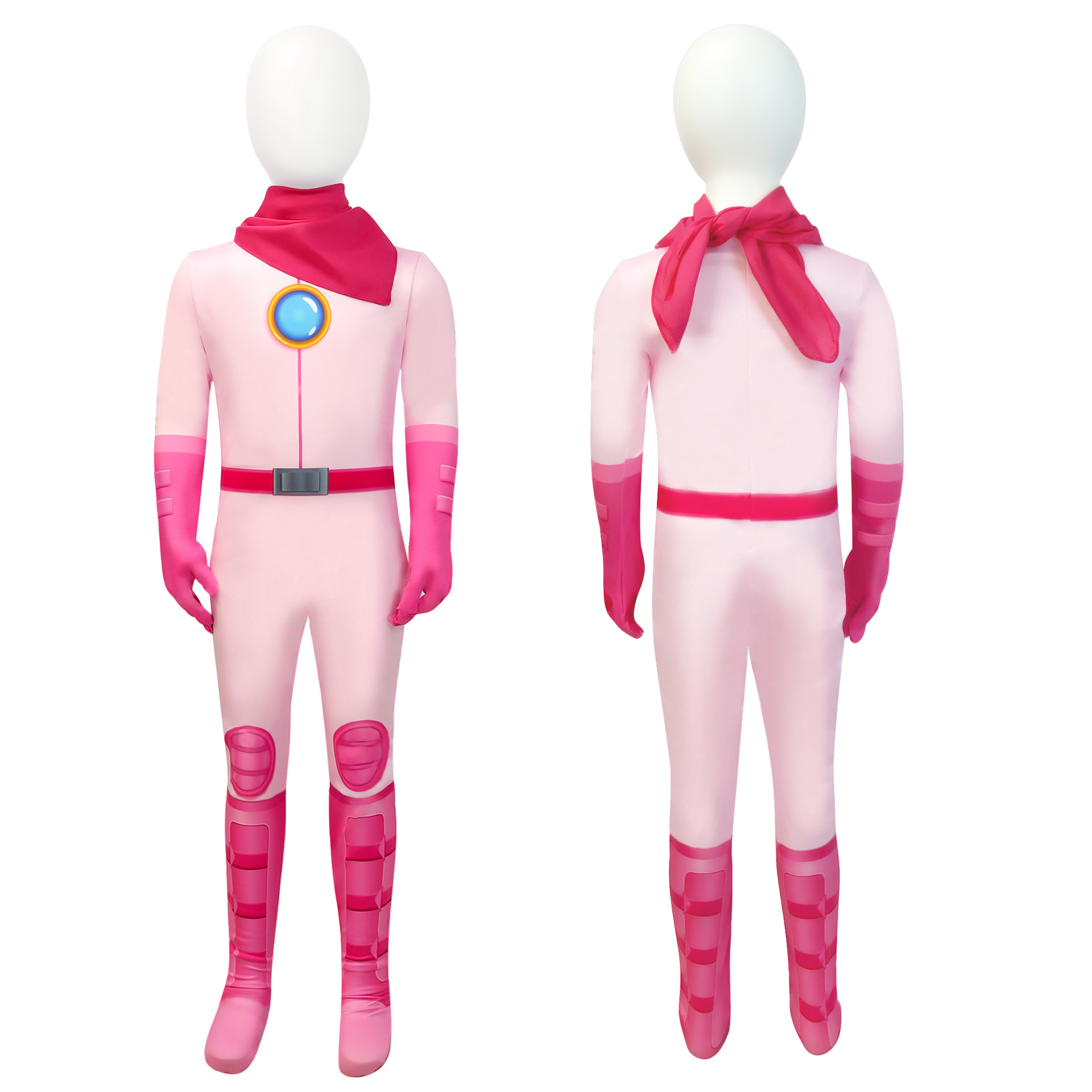 Princess Peach onesie cosplay Princess Peach onesie cos performance costume Peach costume