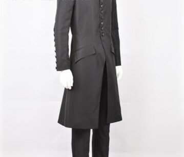 Harry Potter Deathly Hallows Severus Snape Cosplay Costume Noire Halloween