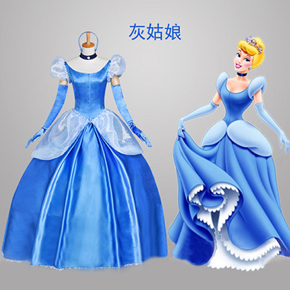 Cinderella princess dress costume cosplay